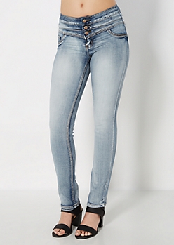 Freedom Flex 3-Shank Vintage Skinny Jean in Short