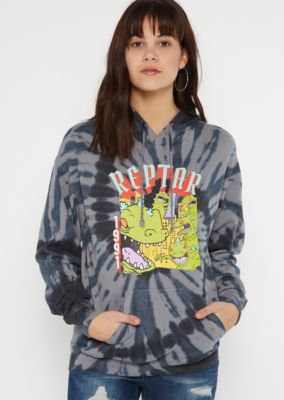 tie dye graphic hoodie