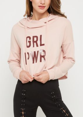 rue 21 cropped hoodie