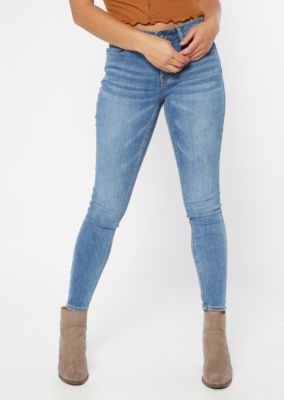 medium wash jeggings