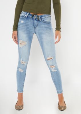really light blue jeans