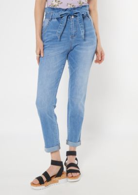 paperbag waist denim