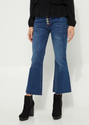 cropped flare jeans high waist