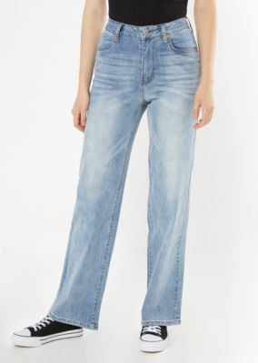 straight wide leg jeans