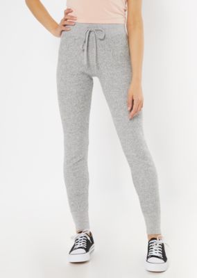 gray skinny joggers