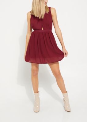 rue 21 burgundy dress