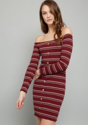 rue 21 burgundy dress