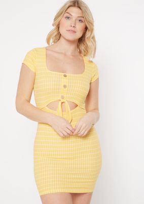 rue 21 yellow dress