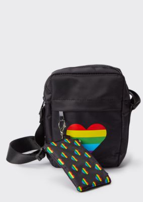 rainbow crossbody bag