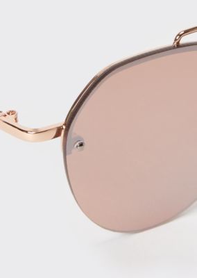 rose gold brow bar sunglasses