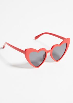 heart eye sunglasses