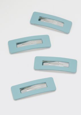 blue hair clips