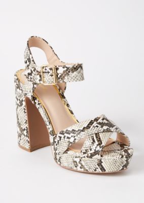 snakeskin heels