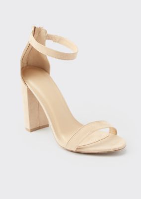 nude open heels