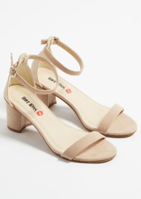 short open toe heels