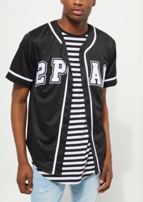 Black Tupac Baseball Jersey | Jerseys 
