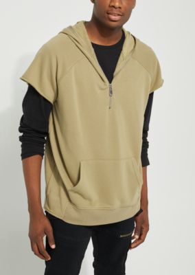 quarter sleeve hoodie