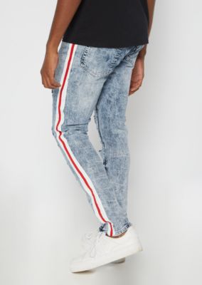 supreme jeans red stripe