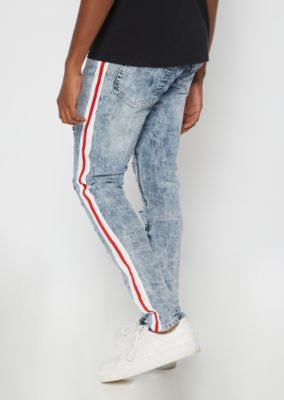 supreme striped jeans