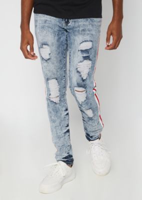 supreme jeans red stripe