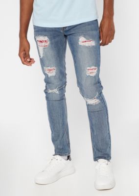 ripped jeans bandana