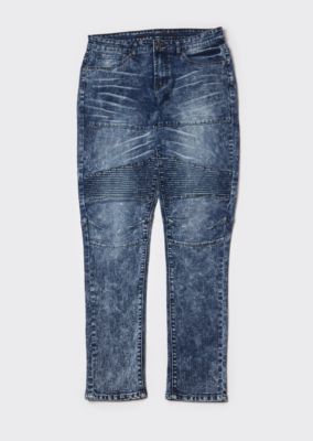 acid wash ripped skinny jeans