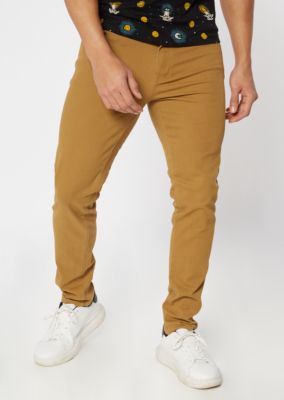 twill skinny pants