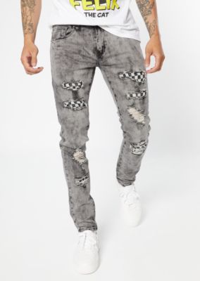 supreme black skinny jeans