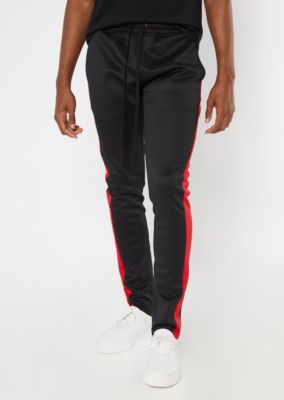 pants with red stripe on the side