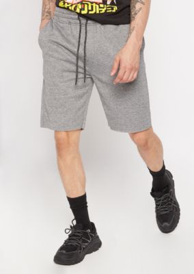 raw hem sweat shorts