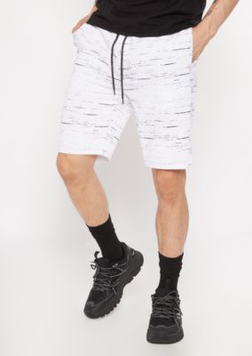 raw hem sweat shorts