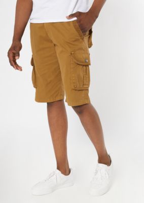 camel cargo shorts