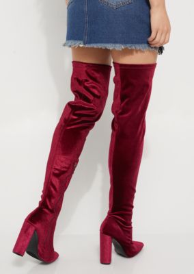 thigh high boots rue 21