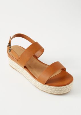 double strap espadrille sandals