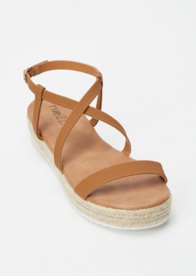 tan espadrille flatform sandals