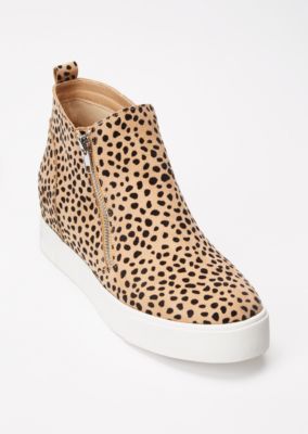 cheetah platform sneakers