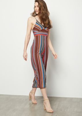 orange striped jumpsuit