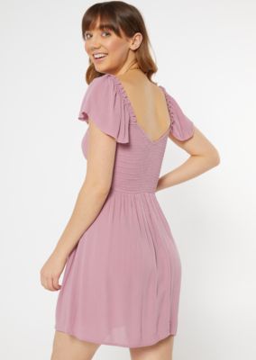 mauve dress casual