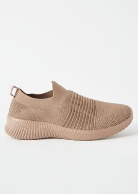 pink slip on trainers ladies
