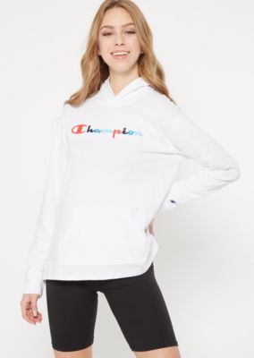 champion white pullover