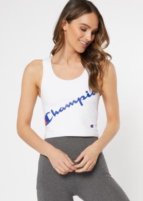 champion logo tank tops