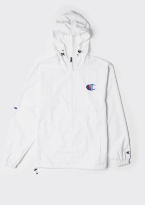 white windbreaker champion