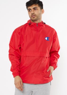 red windbreaker champion