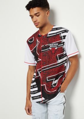 chicago bulls button down jersey