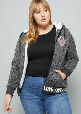 rue 21 plus size hoodies