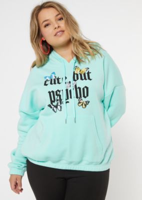 cute but broke hoodie