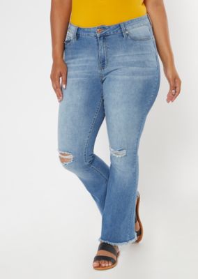 flare jeggings plus size