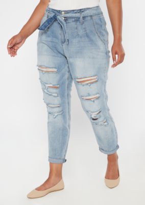 rolled ankle jeans